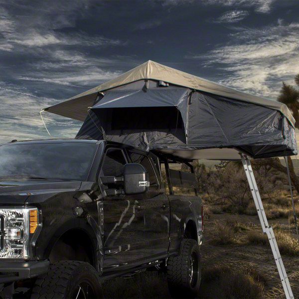Overland Vehicle Systems RAM 1500 Nomadic 4 Extended Roof Top Tent with Annex; Gray 18041936