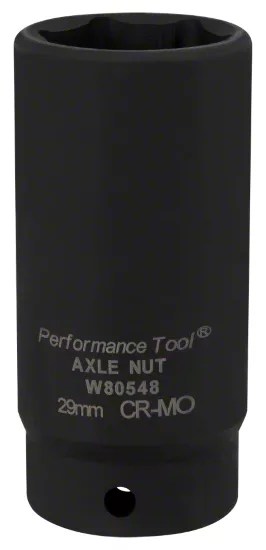 Jeep Wrangler Forward Axle Nut Socket; Metric
