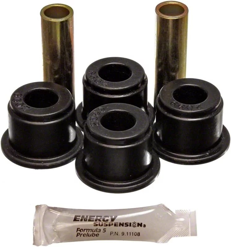 Jeep Cherokee Rear Leaf Spring Shackle Bushings; Black (8401 Jeep Cherokee XJ) Free Shipping