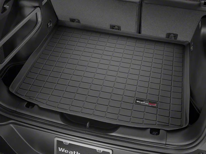 Weathertech Jeep Cherokee Cargo Liner; Behind 2nd Row; Black 40656 (1418 Jeep Cherokee KL