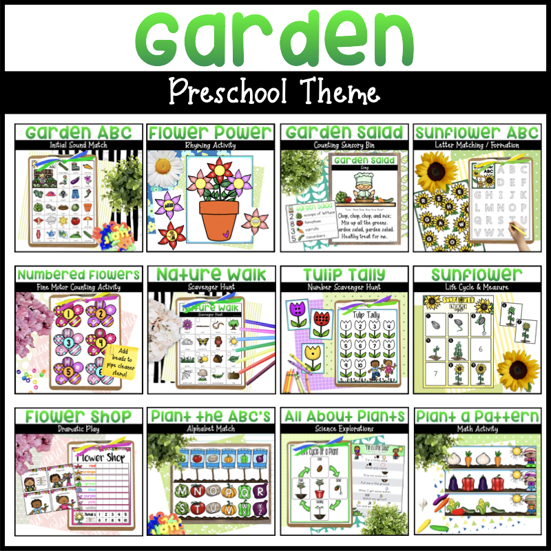5 Garden Math Activities for Preschoolers' Growing Minds