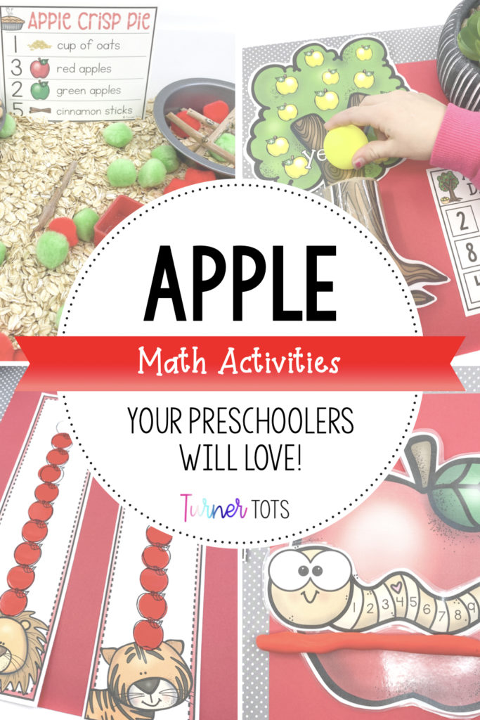 Apple Math Activities That Are So Apeeling Turner Tots
