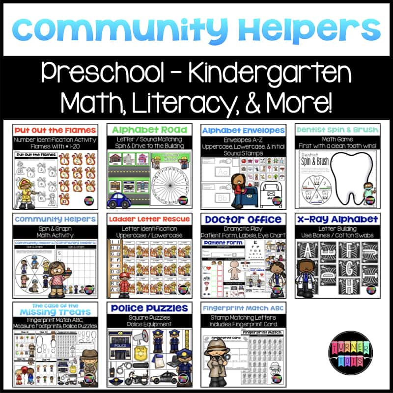 Community Helpers Preschool Activities - Turner Tots