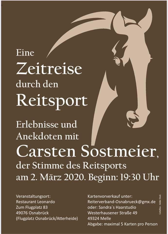 Carsten sostmeier talk trifft pferde und reiter Sostmeier Turnierservice Hehemann