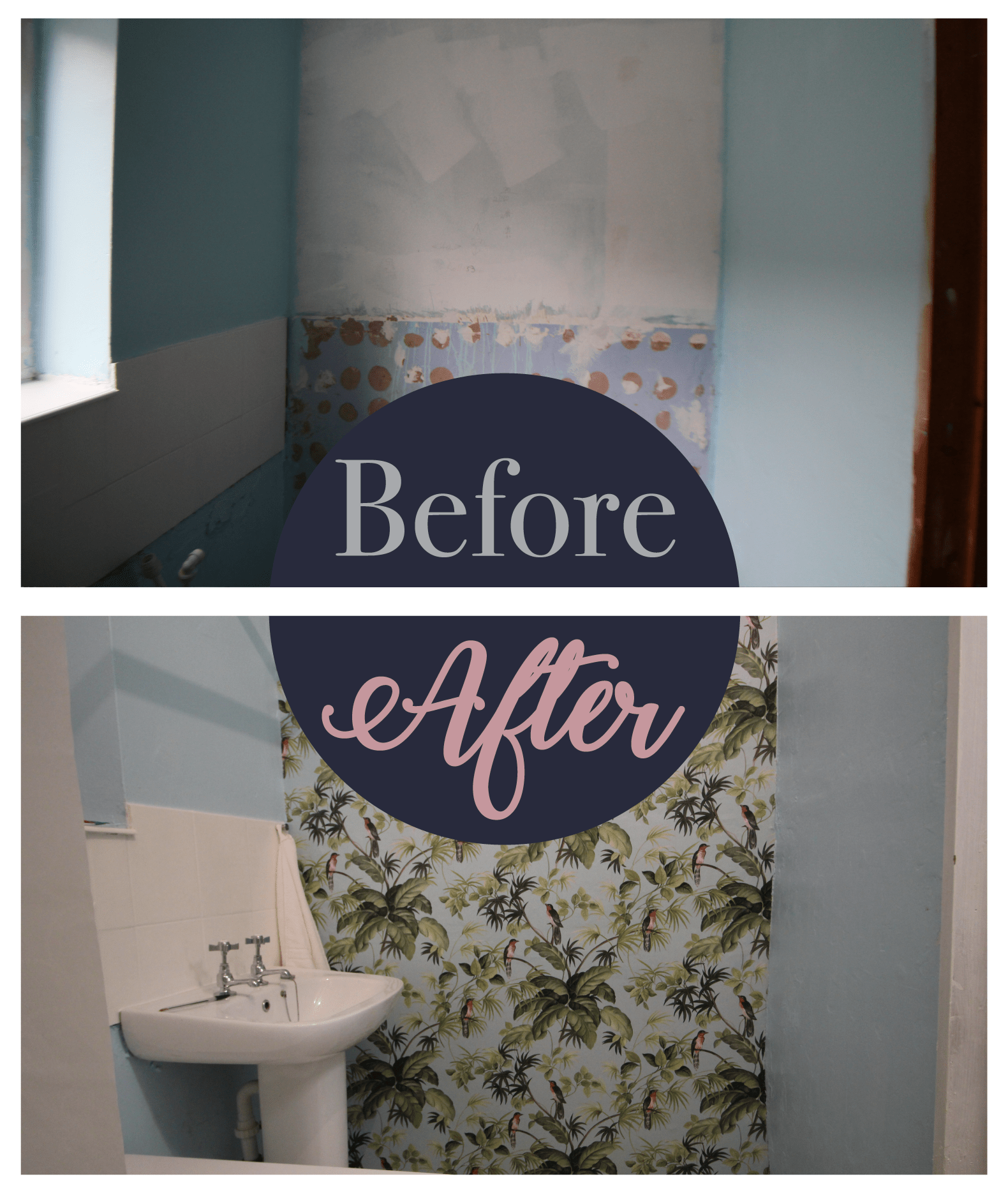 How to create a feature wall with pastethepaper wallpaper • Turning a House into a Home