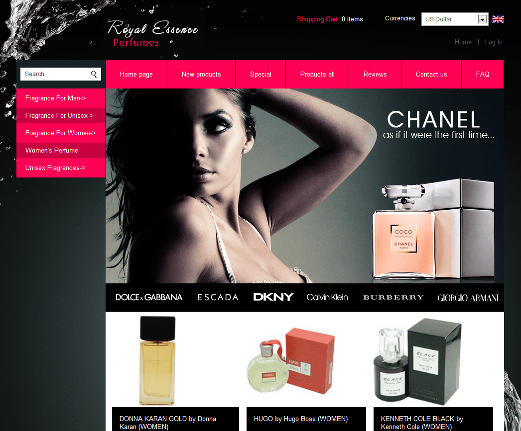 Cosmetics, Perfume, Makeup Perfume websites in Denmark