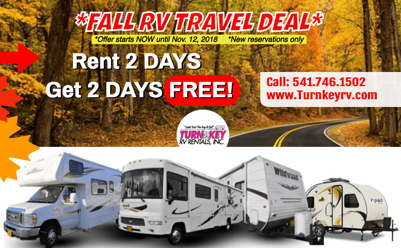 Turnkey ad (7) Oregon RV Rentals RV Rentals Eugene Oregon