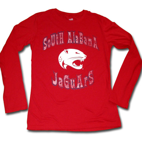 South Alabama Jaguars TShirt Tissue Tee, Navy (34434 / 6 pack