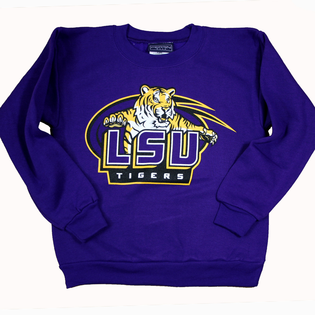 LSU Tigers Youth Crew Neck Sweatshirt (40534 / 6 pack) Turnovers, Inc.