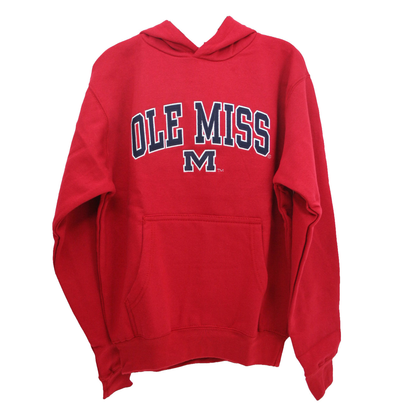 Ole Miss Rebels Youth Layer One Hooded SweatshirtRed (43429 / 6 pack