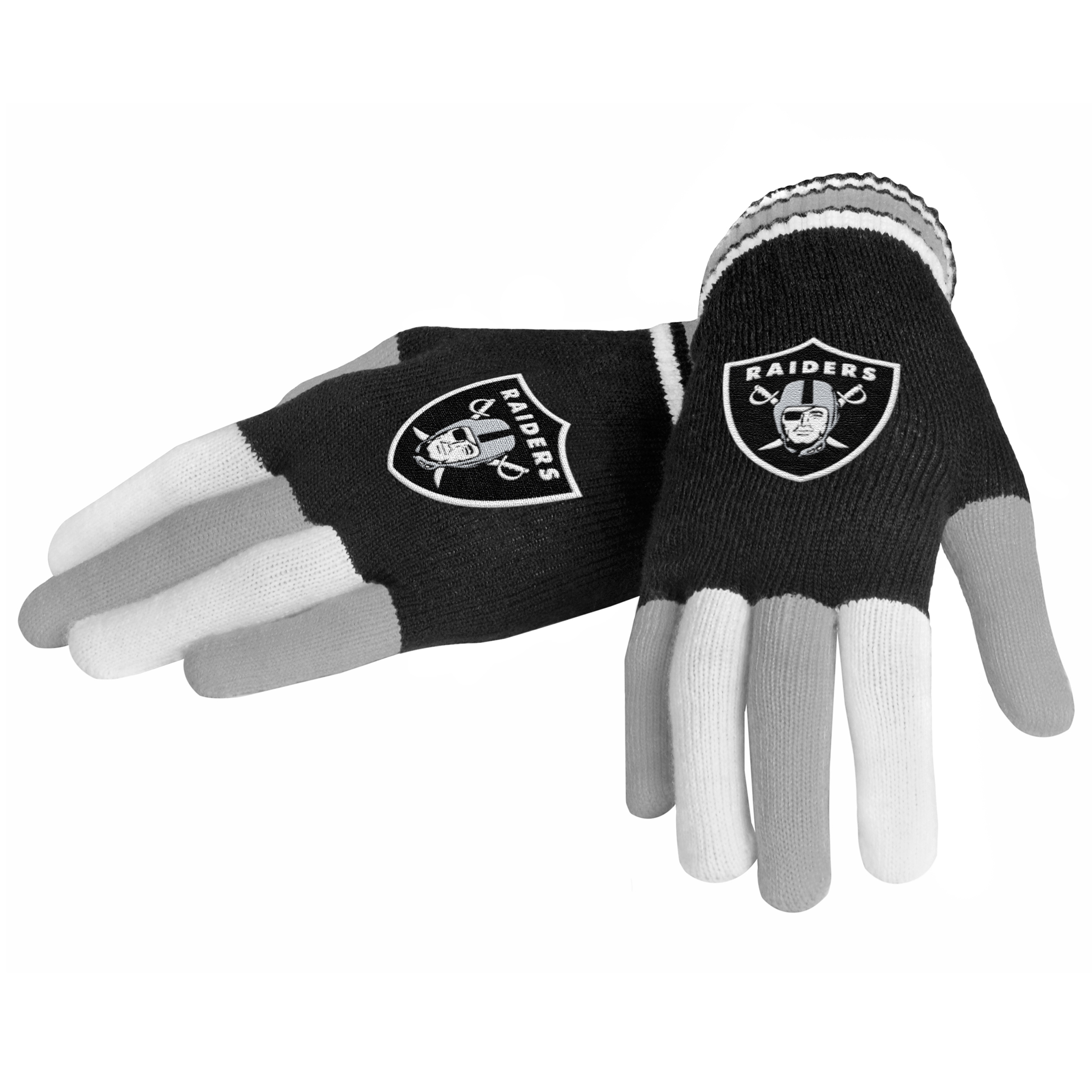 Oakland Raiders Knit Glove Multi Color (75188 / 6 pack) Turnovers, Inc.