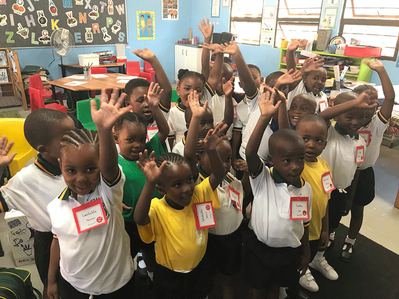 PICS Grade R, Grade 1 pupils' first day at school