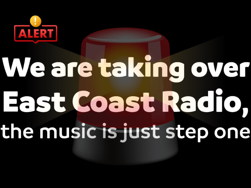 ALERT! East Coast Radio has been hacked