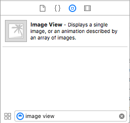 Image view icon in object library