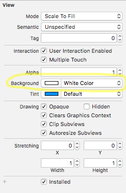 Text view attributes