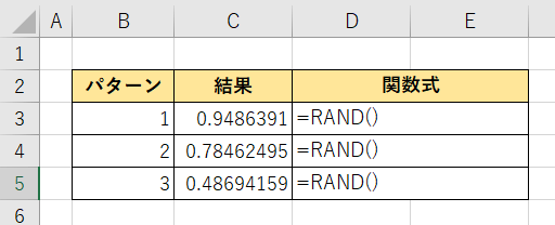 [Excel関数] 0以上1未満のランダム値を取得する（RAND）｜初心者のためのExcel図書館