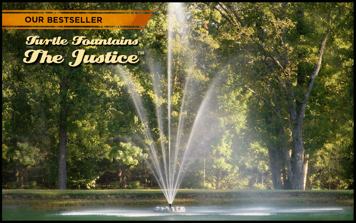 Turtle Fountains MegaSeries The Glorious Outdoors Floating Fountain