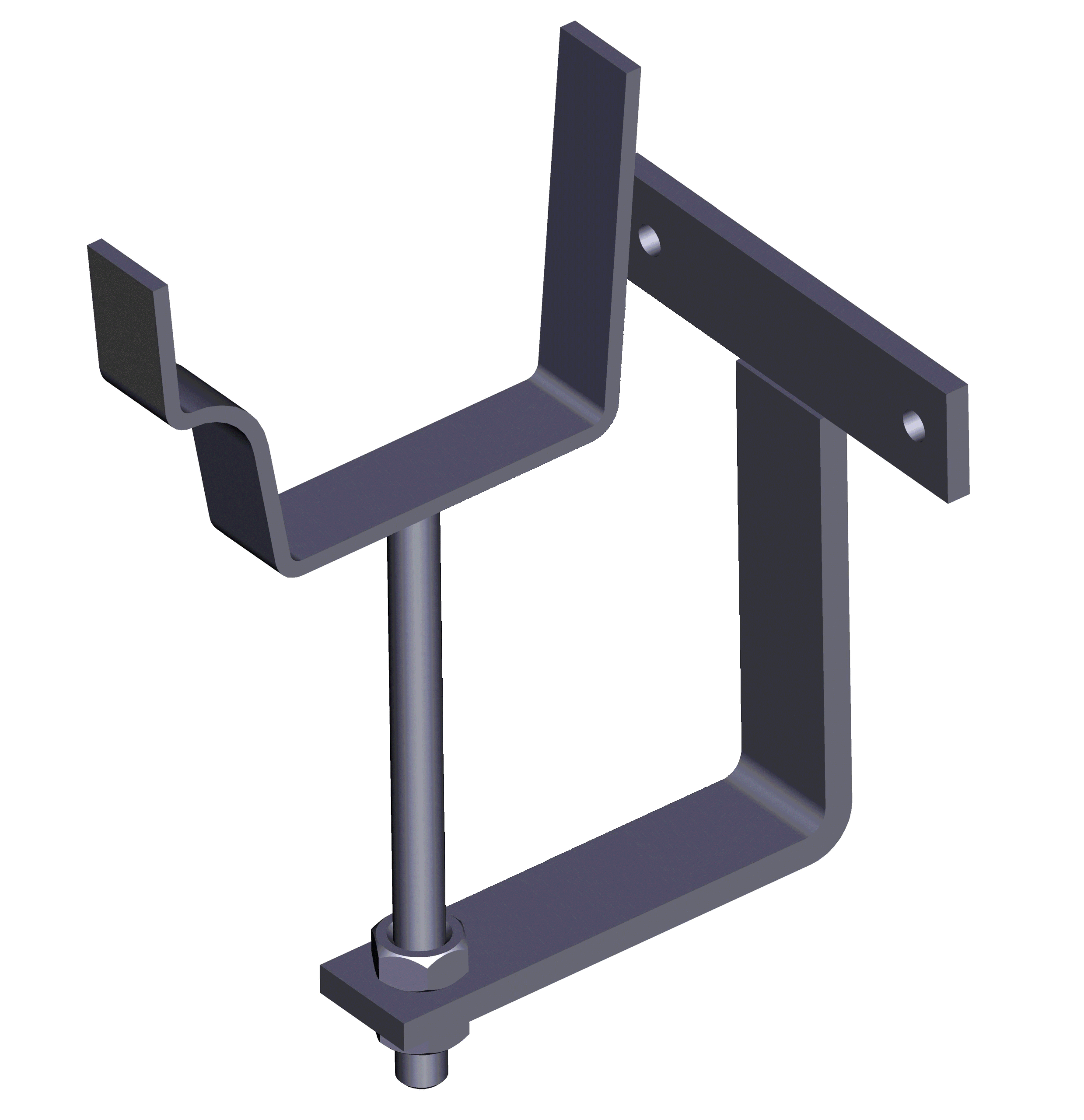 Fascia rise and fall bracket for G46 moulded cast iron gutter