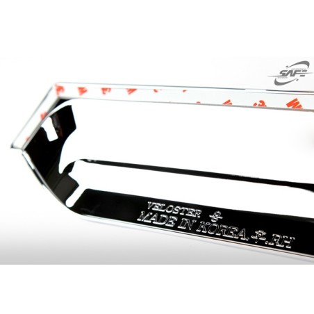 Window Visor-Chrome veloster