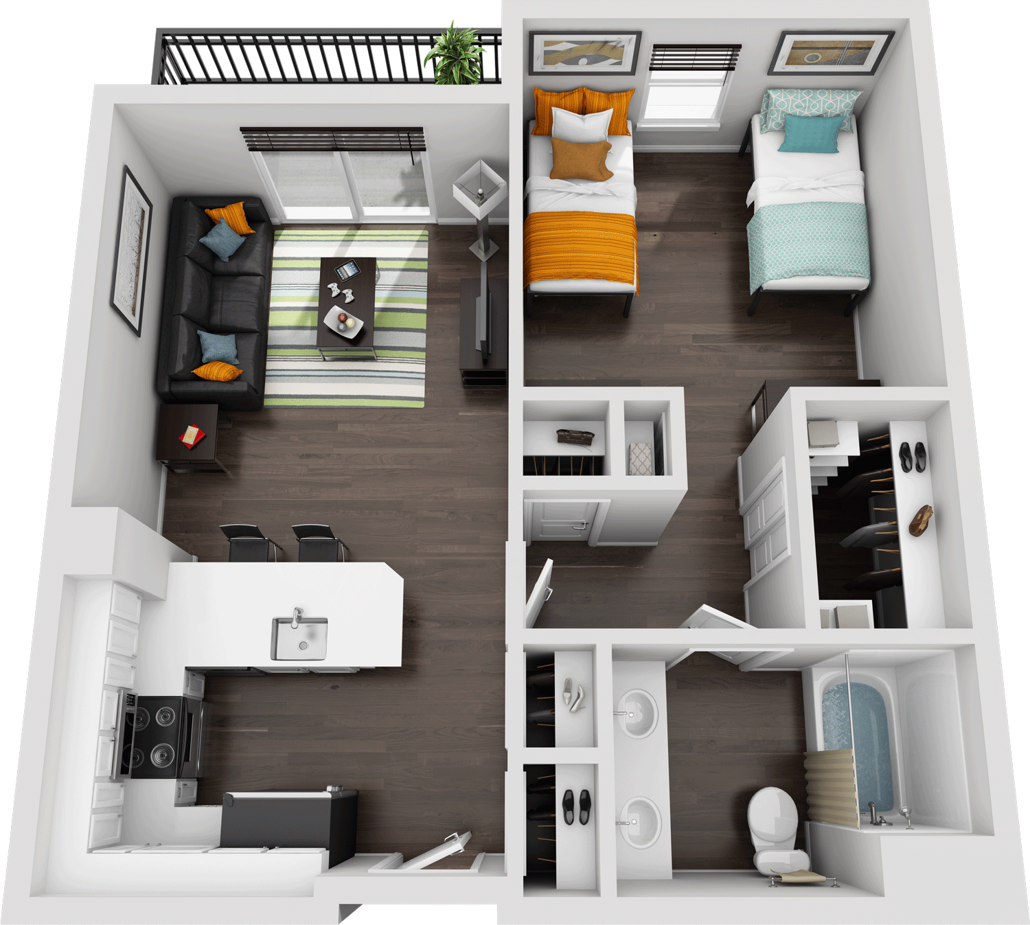 Downtown Los Angeles Apartments at USC Free Cable & WiFi