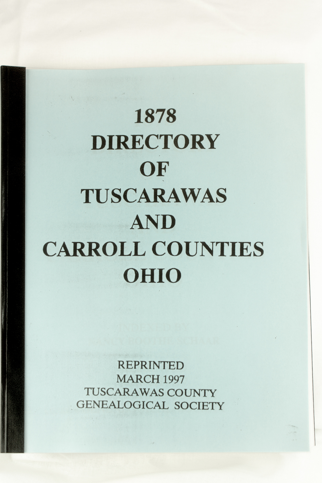 1878 DIRECTORY OF TUSCARAWAS AND CARROLL COUNTIES, OH Tuscarawas
