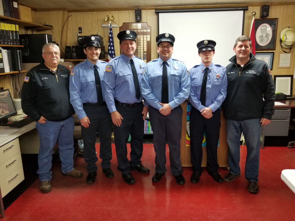 Tuscola Fire Department new Firefighters