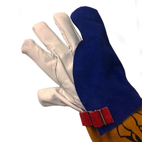 Tig Welding Glove Finger Heat Shield Leather Tusker Industrial Safety