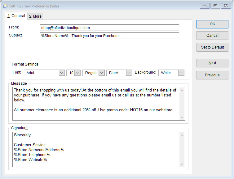 Customize Email Templates TUS Knowledgebase