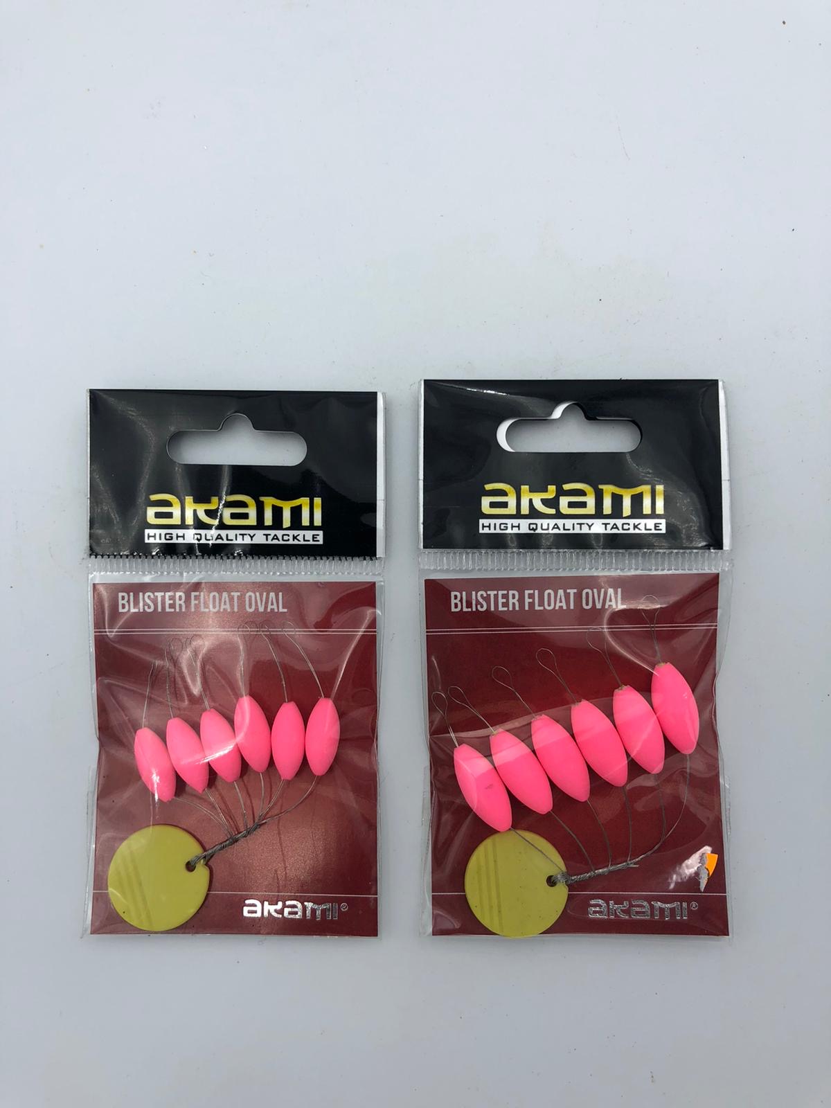 Akami Blister Float Oval Rosa Tienda de pesca online Montemar.