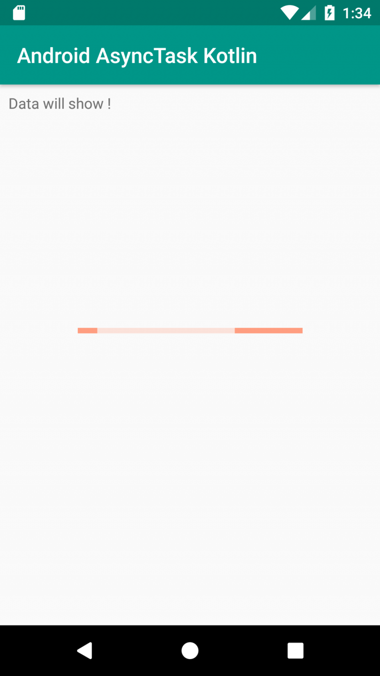 Android AsyncTask example with progress bar in kotlin