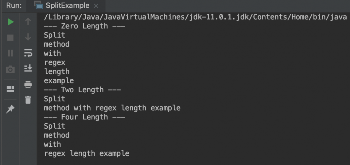Java string split Method Regex Space, Comma, Dot Example EyeHunts