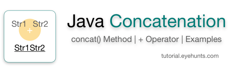 Java String concatenation concat Method Operator