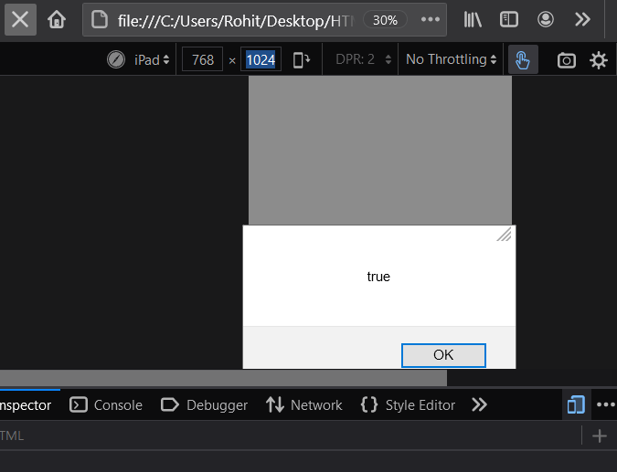 JavaScript detect tablet HTML Example code EyeHunts