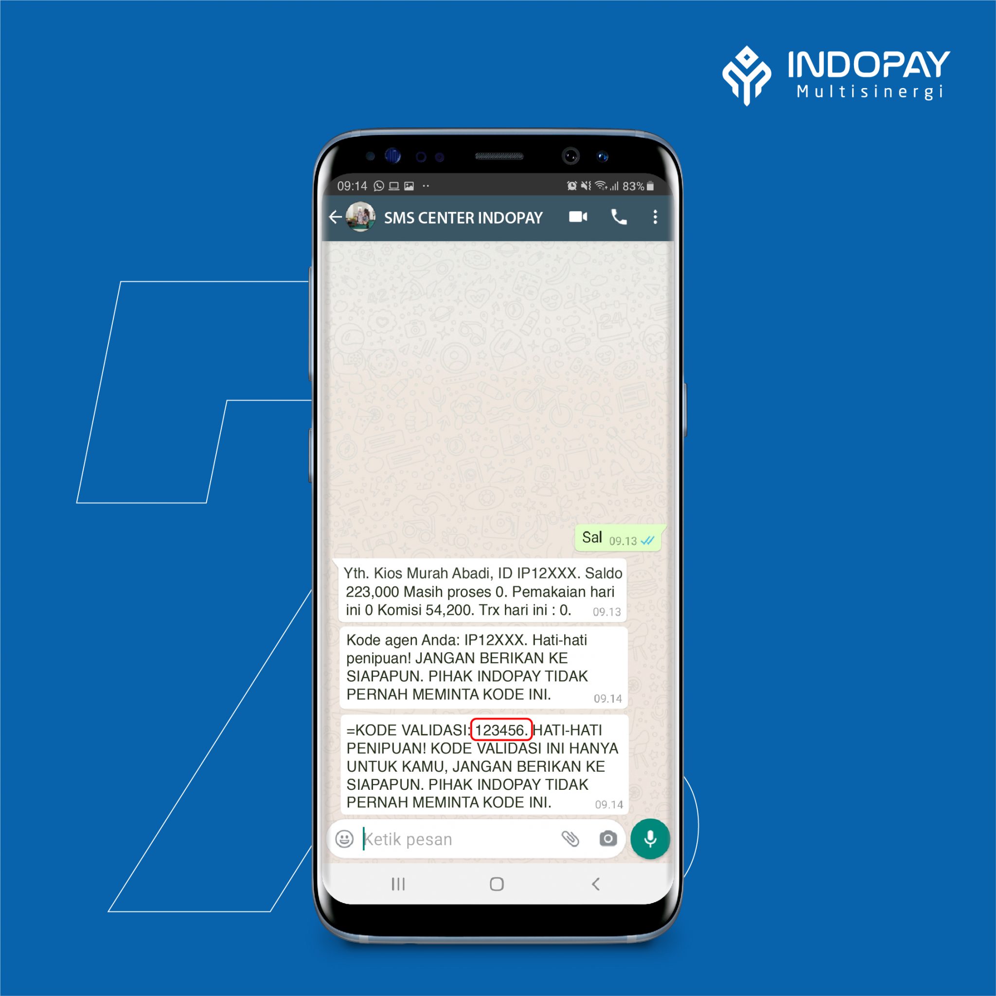 Tutorial Mengatasi Tidak Menerima Kode OTP INDOPAY