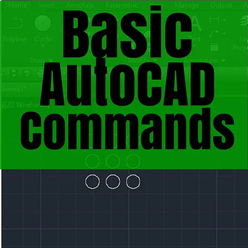 Basic AutoCAD commands Tutorial45