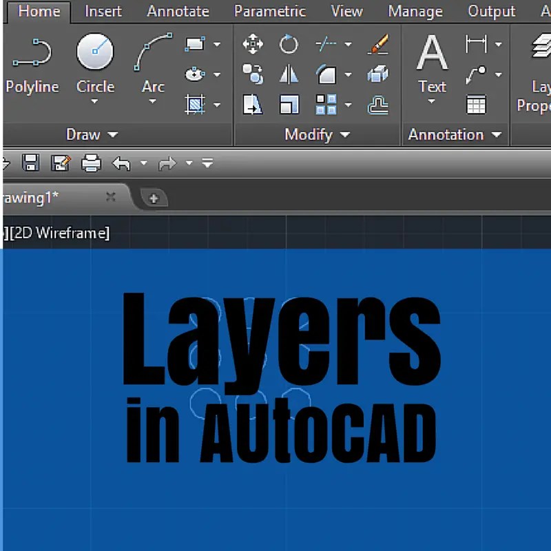 AutoCAD tutorial 15 Working with Layers in AutoCAD