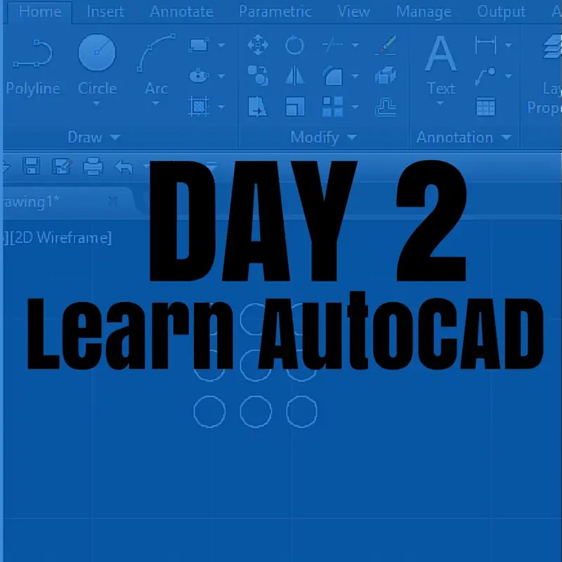 Learn AutoCAD Basics DAY 16 Tutorial45