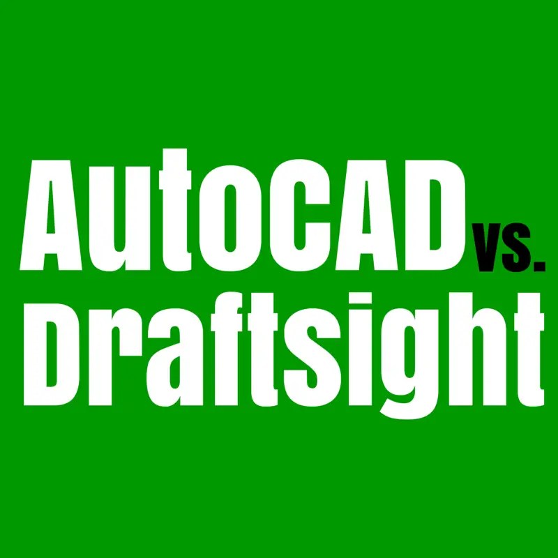 Draftsight vs. AutoCAD Tutorial45