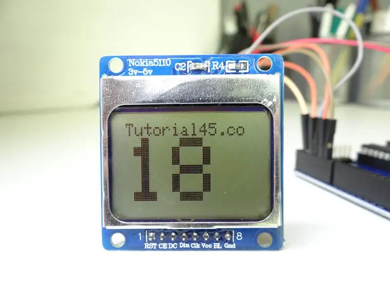 Arduino Count up Timer Using the Nokia 5110 LCD Tutorial45