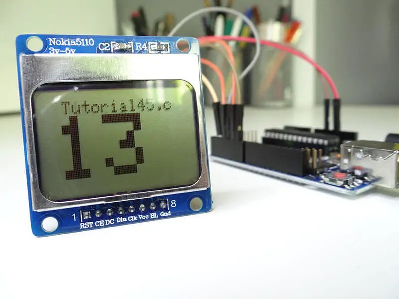 Arduino Count up Timer Using the Nokia 5110 LCD Tutorial45