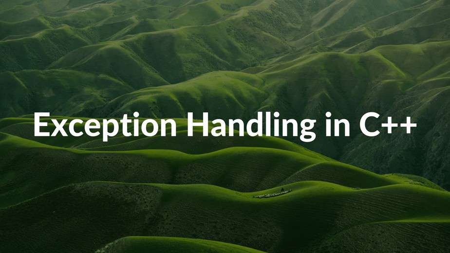 Exception Handling in C++ Builtin Exceptions Throw Exception Extend Exception Class