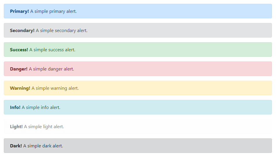 Bootstrap 4 Alerts, Dismissal, Colored Links, and More