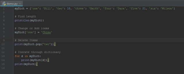 Python Dictionary Create, Add, Delete, Looping Examples