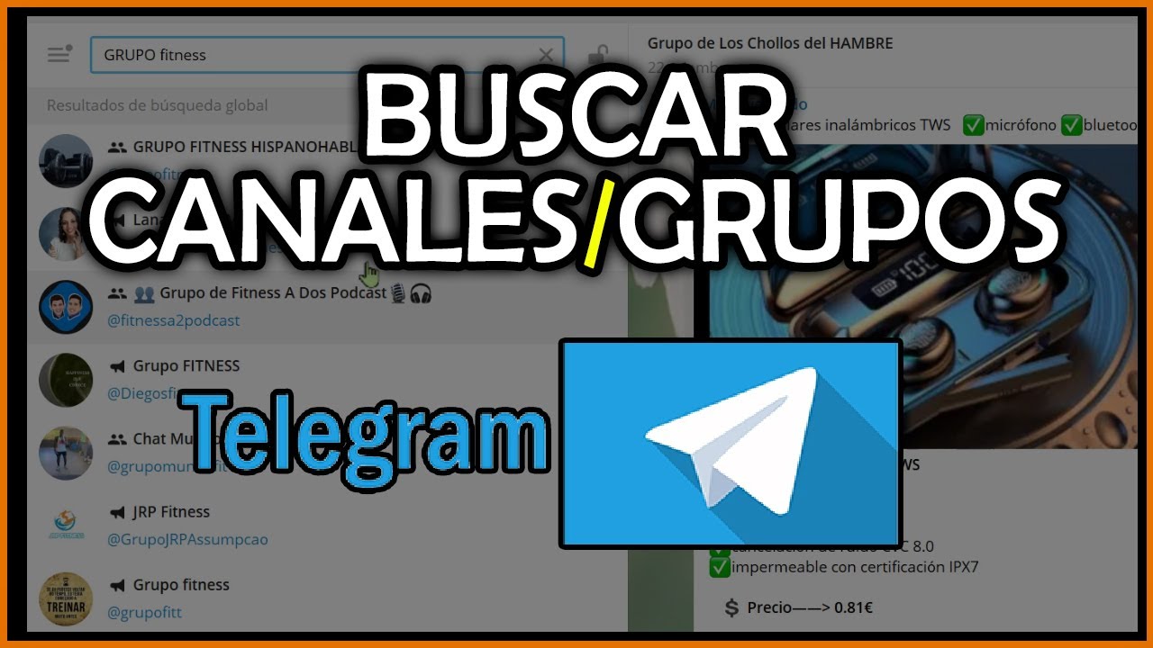 ¿Cómo buscar Grupos y Canales en Telegram? Métodos sencillos