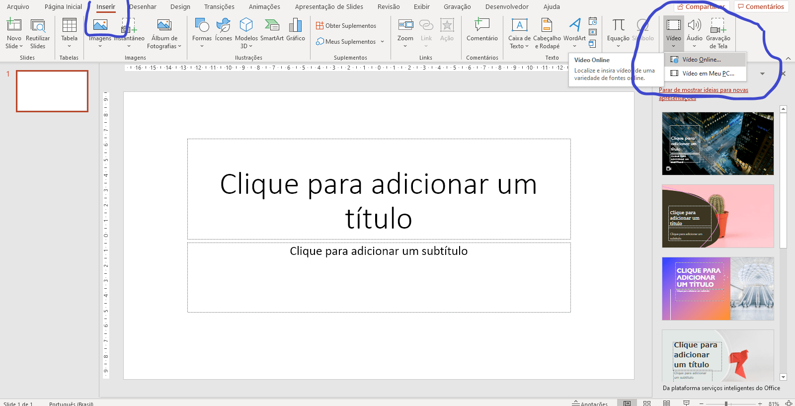 Como colocar vídeo em Power Point Tutorial Fácil