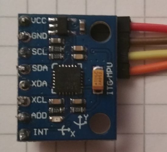 Measuring Rotation and acceleration with the Raspberry Pi