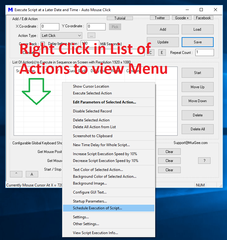 Execute a Macro Script at a Later Date / Time Automate Windows with
