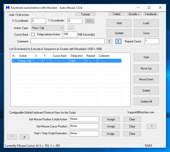 Press Tab Key Automatically Multiple Times Automate Windows with