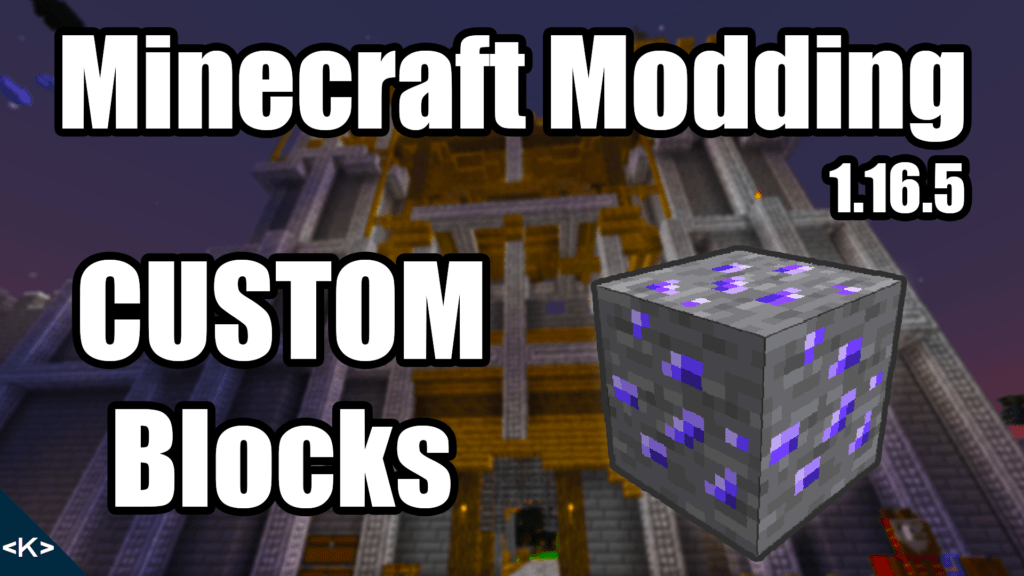 Adding CUSTOM BLOCK to Minecraft 1.16.5 with