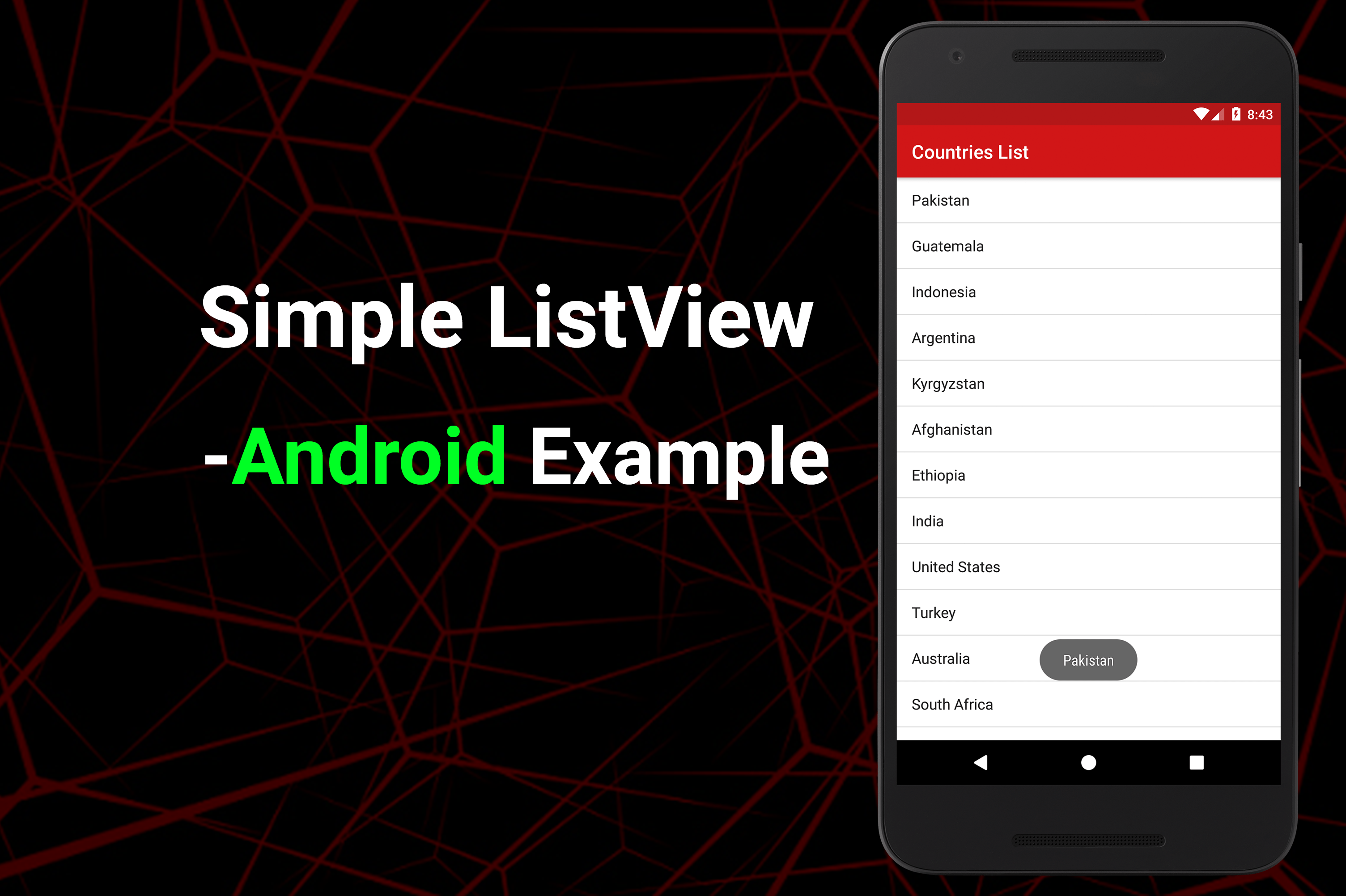We Provide Simple ListView ArrayAdapter Tutorials Cache